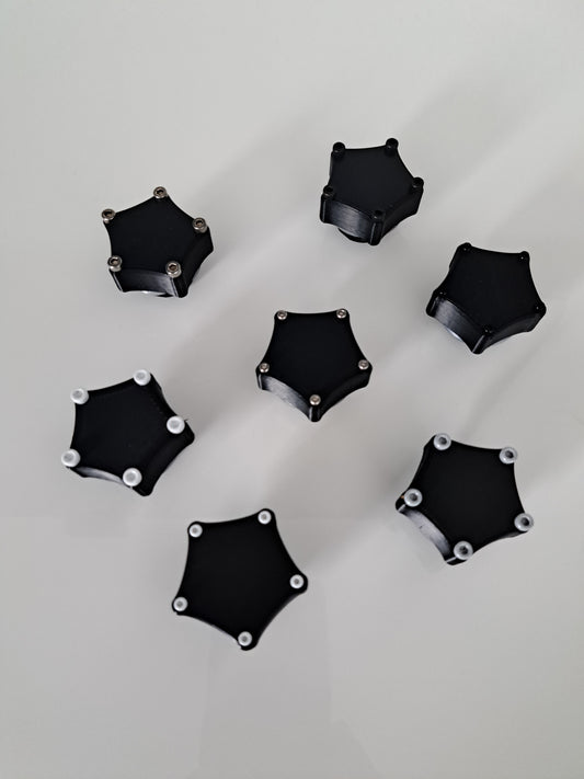 Customdeckel Pentagon Dekoschrauben klein