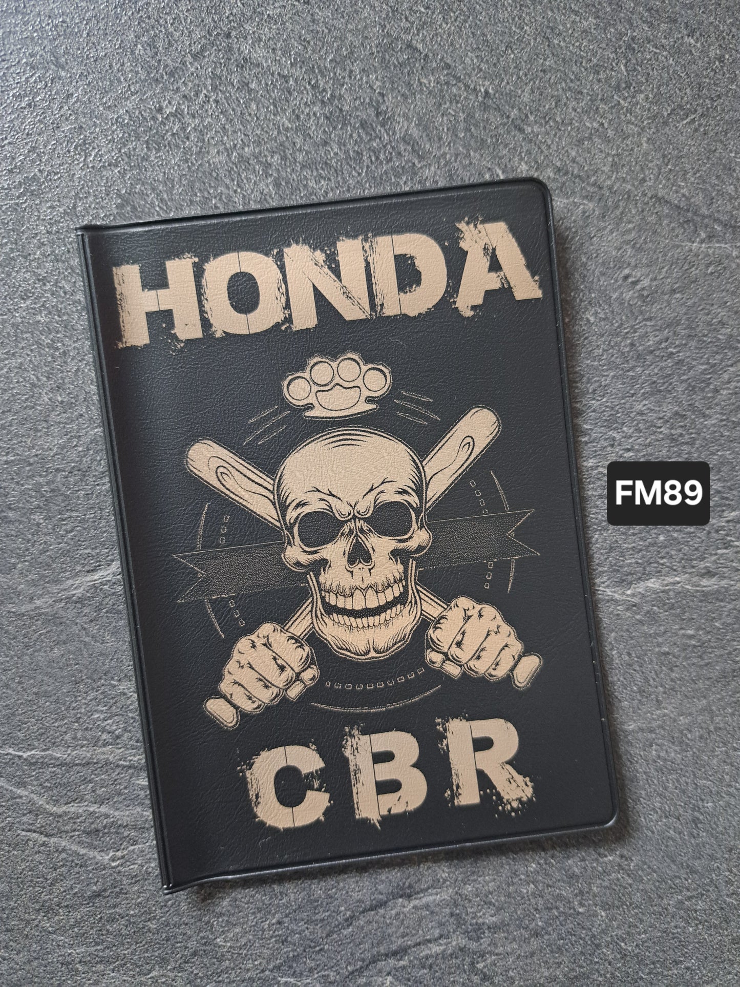 Fahrzeugscheinmappe Gravurdekor Honda CBR