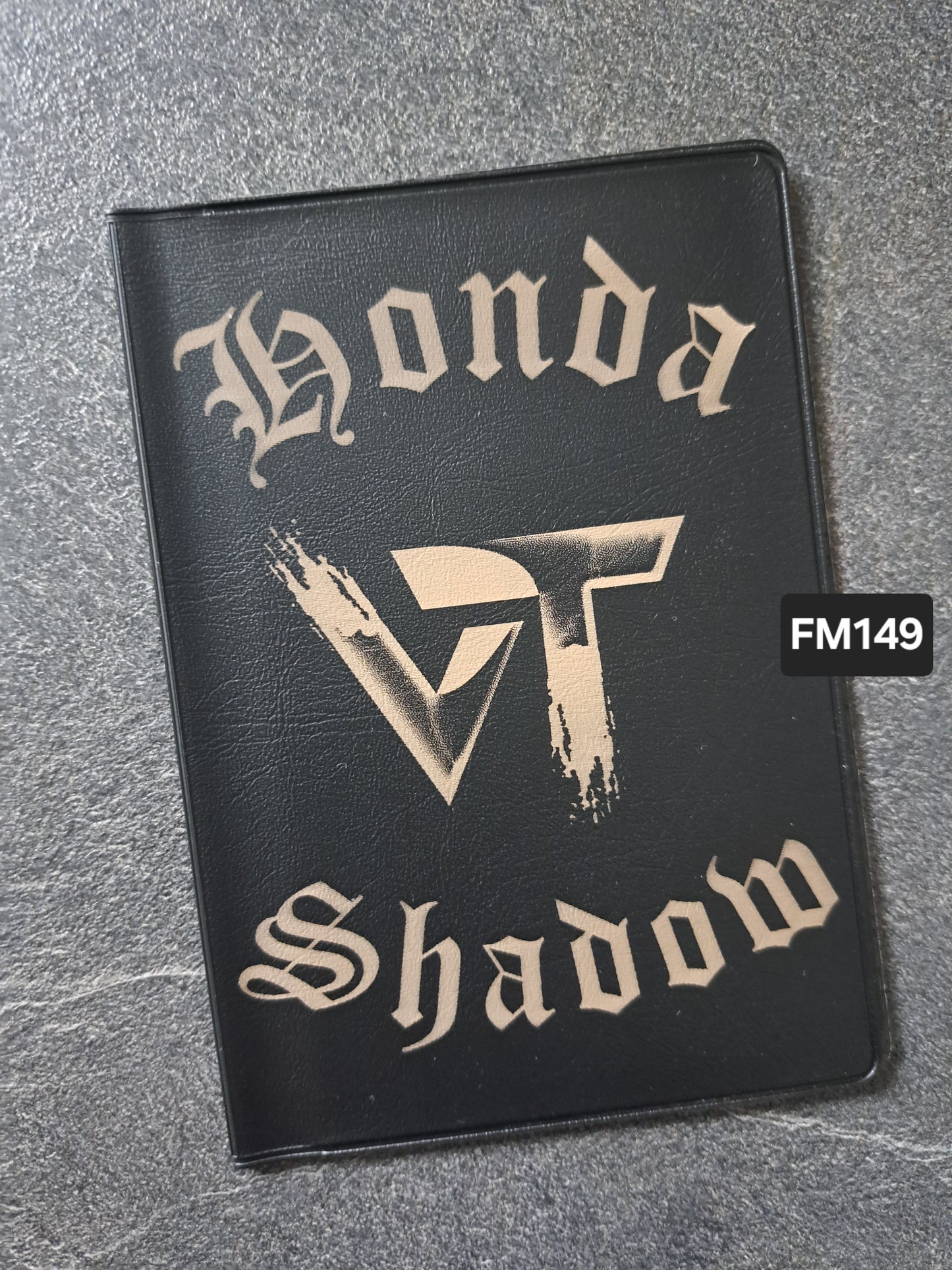Fahrzeugscheinmappe Gravurdekor Honda Shadow VT