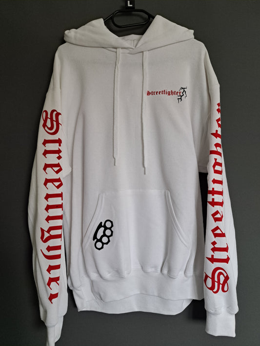 Hoodie Streetfighter Schlagring Klagt, nicht,kämpft!