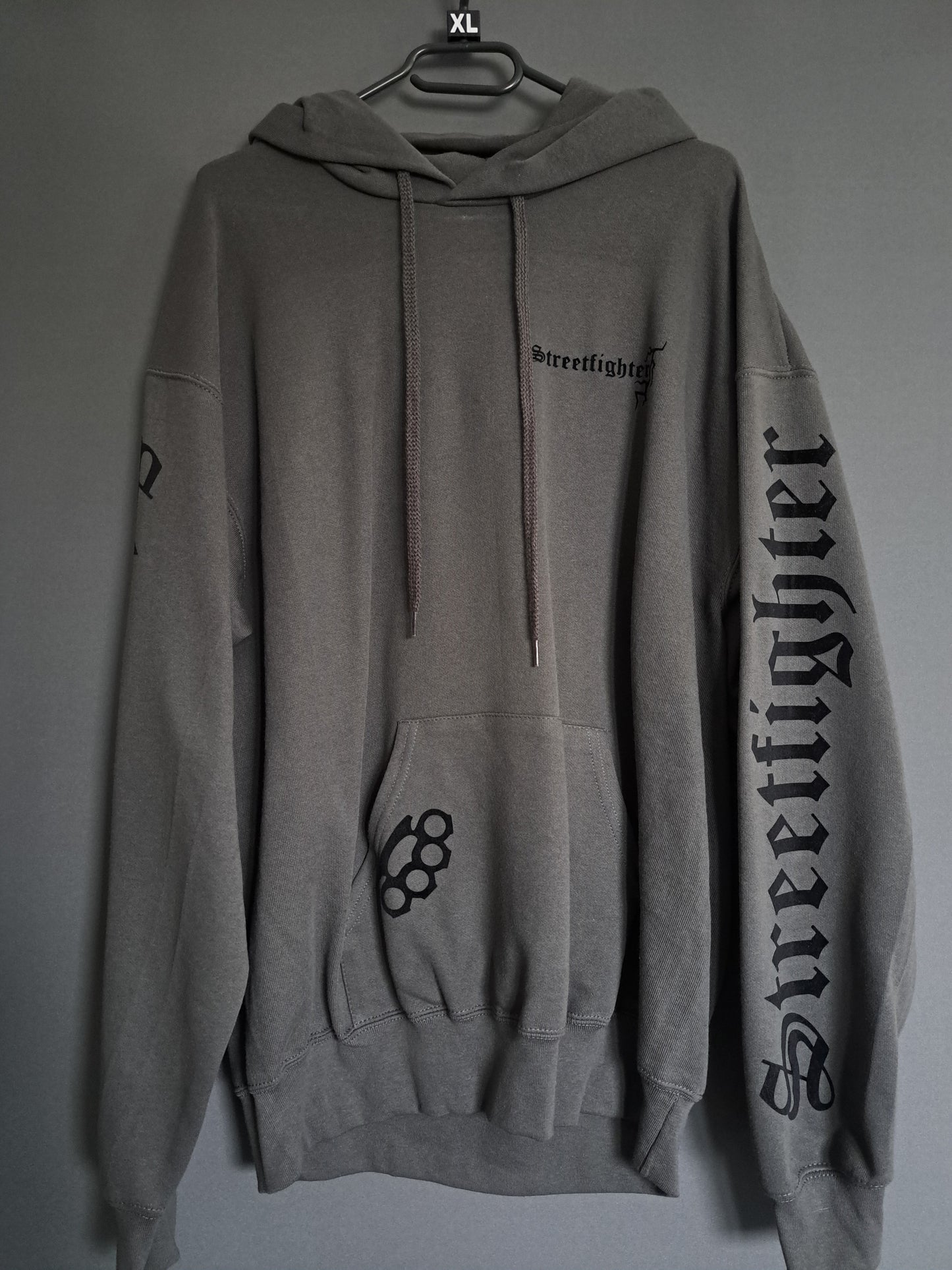 Hoodie Streetfighter Schlagring Klagt nicht,kämpft!
