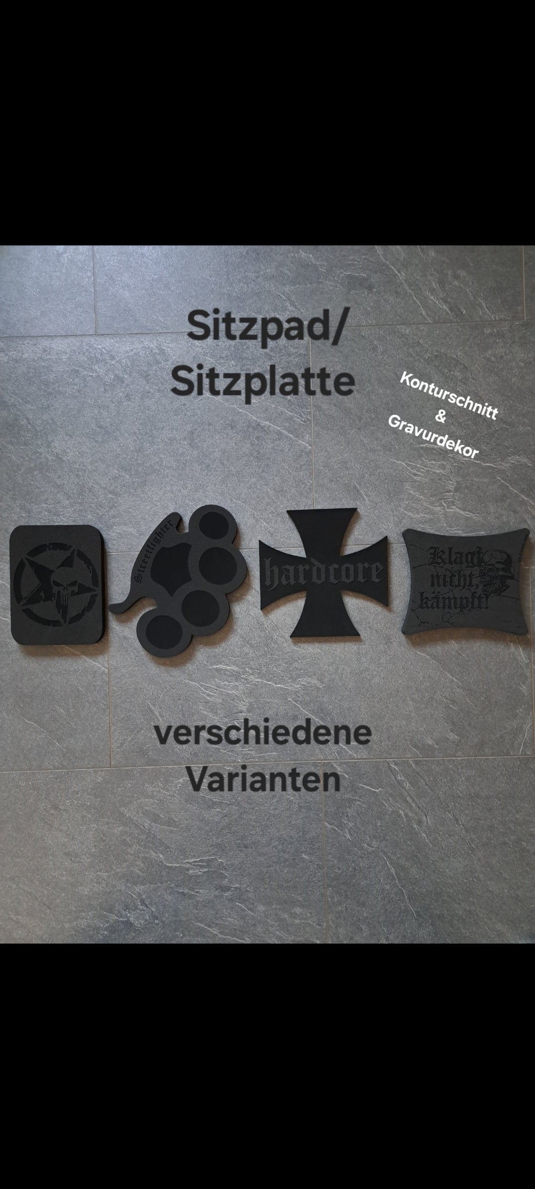 Sitzpad/Sitzplatte SF Schlagring Moosgummi 12mm