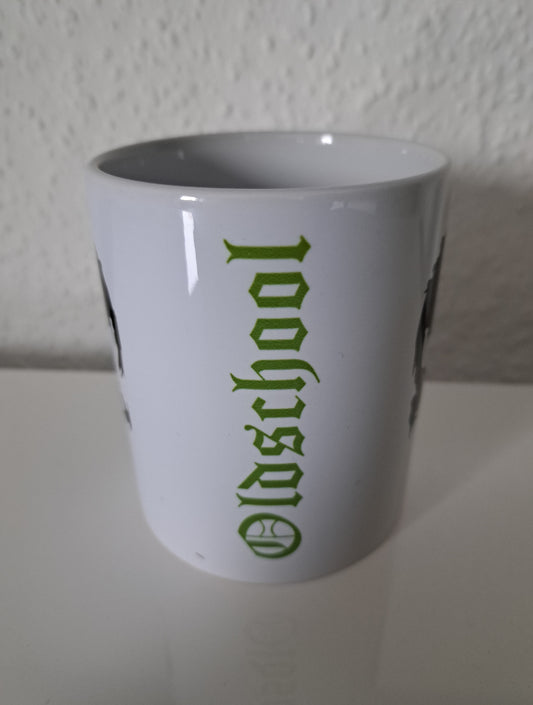 Kaffeetasse Punisher Oldschool grün
