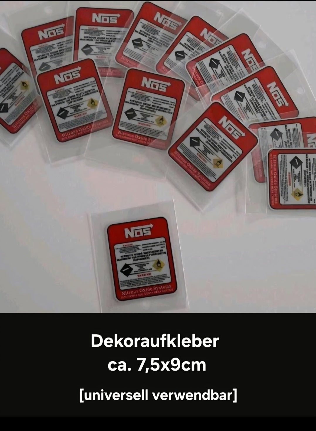 NOS-Emblem Dekoraufkleber