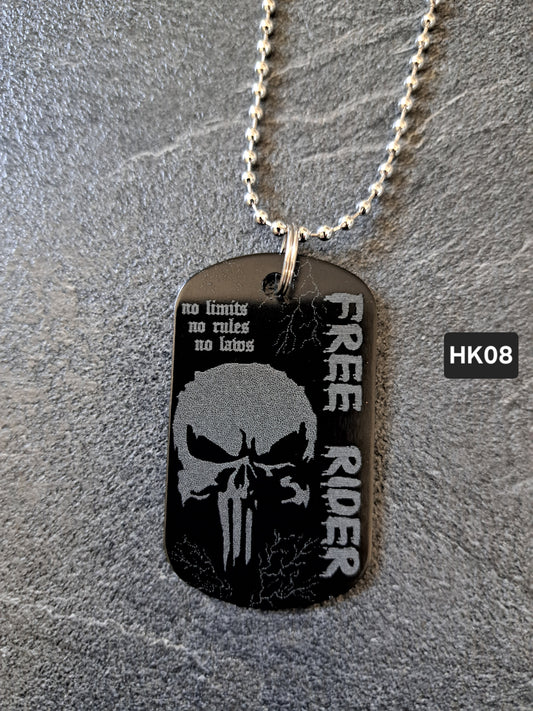 Halskette FREE RIDER Punisher