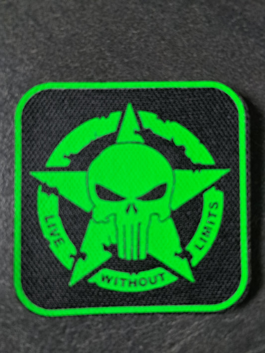PATCH Klett Punisher Army-Stern Live without limits