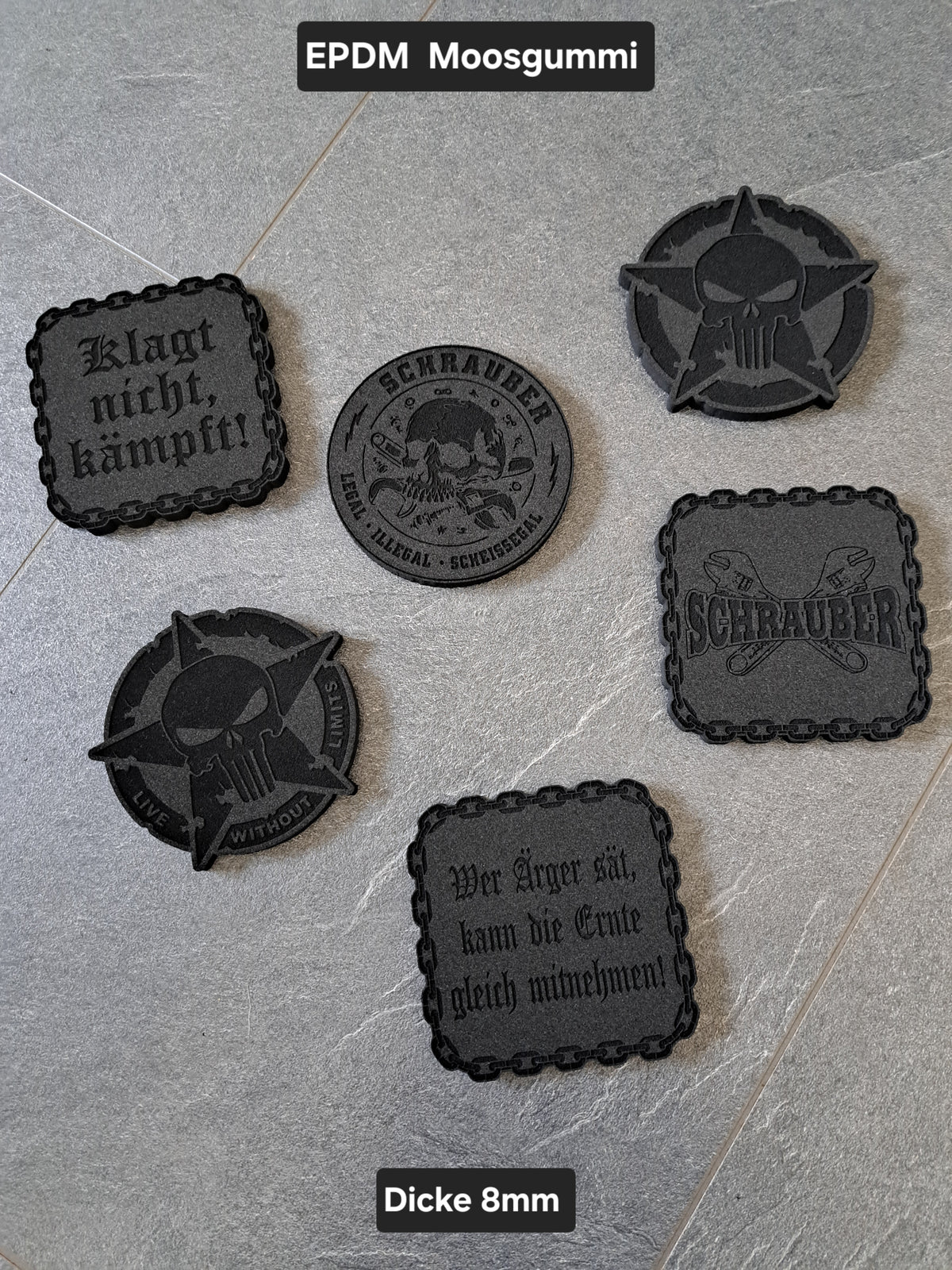 Untersetzer EPDM Klagt nicht,kämpft!