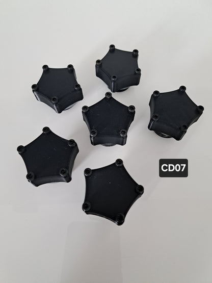Customdeckel Pentagon Dekoschrauben groß