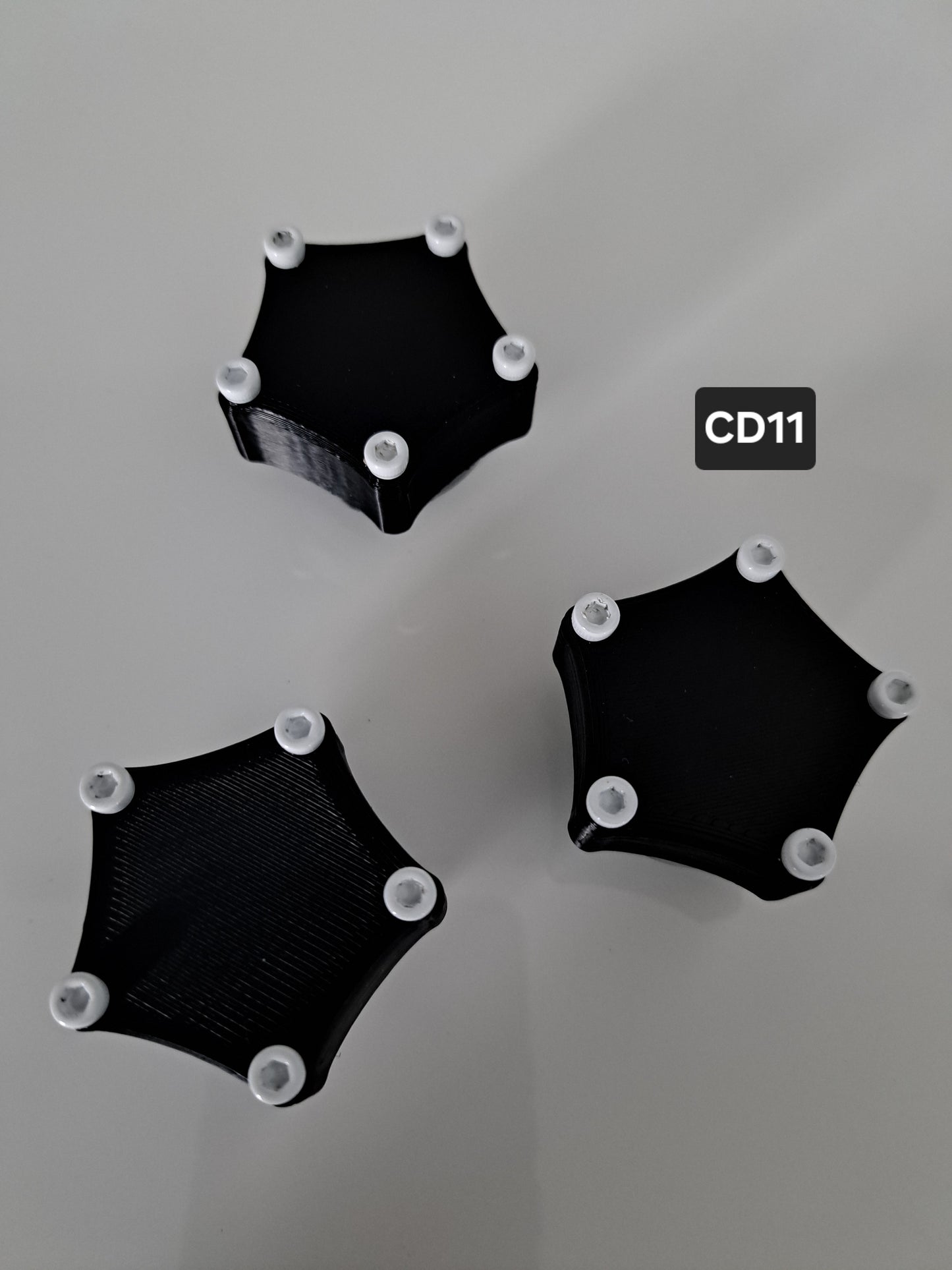 Customdeckel Pentagon Dekoschrauben groß