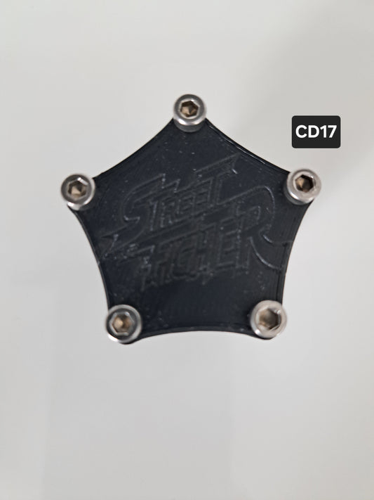 Customdeckel Pentagon Gravur Streetfighter