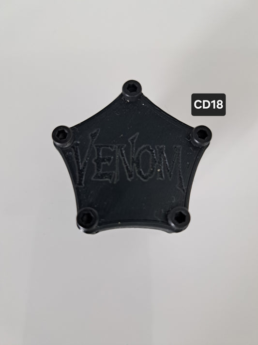 Customdeckel Pentagon Gravur Venom