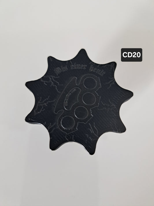 Customdeckel Kettenritzel Gravur