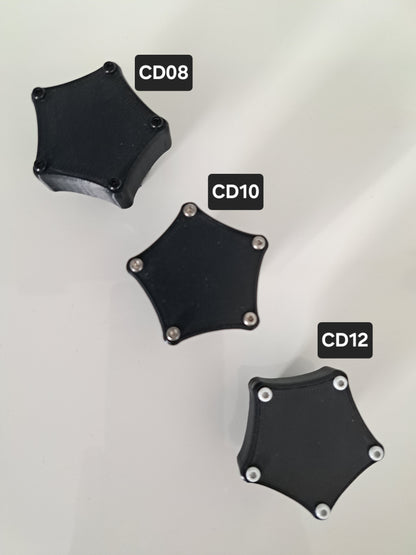 Customdeckel Pentagon Dekoschrauben klein