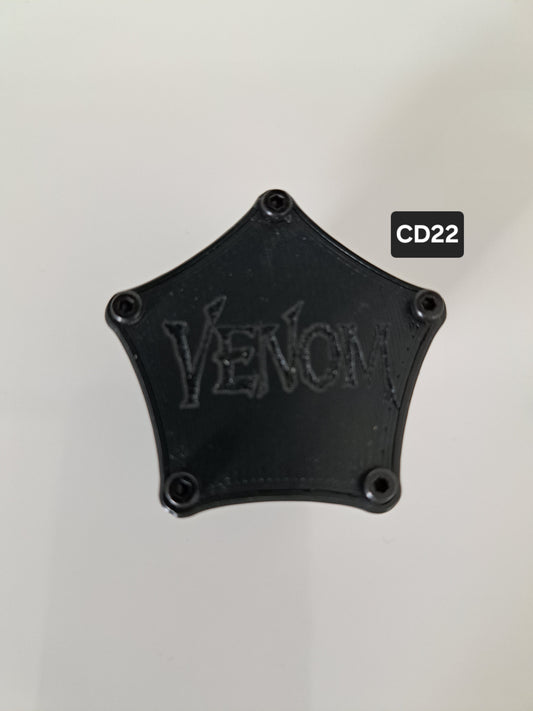 Customdeckel Pentagon Gravur Venom