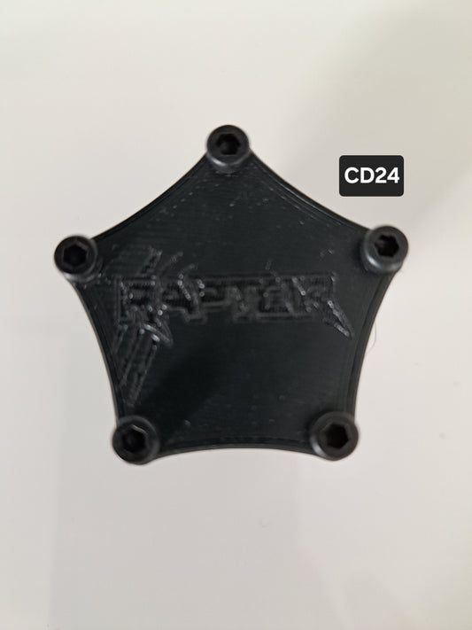 Customdeckel Pentagon Gravur Raptor