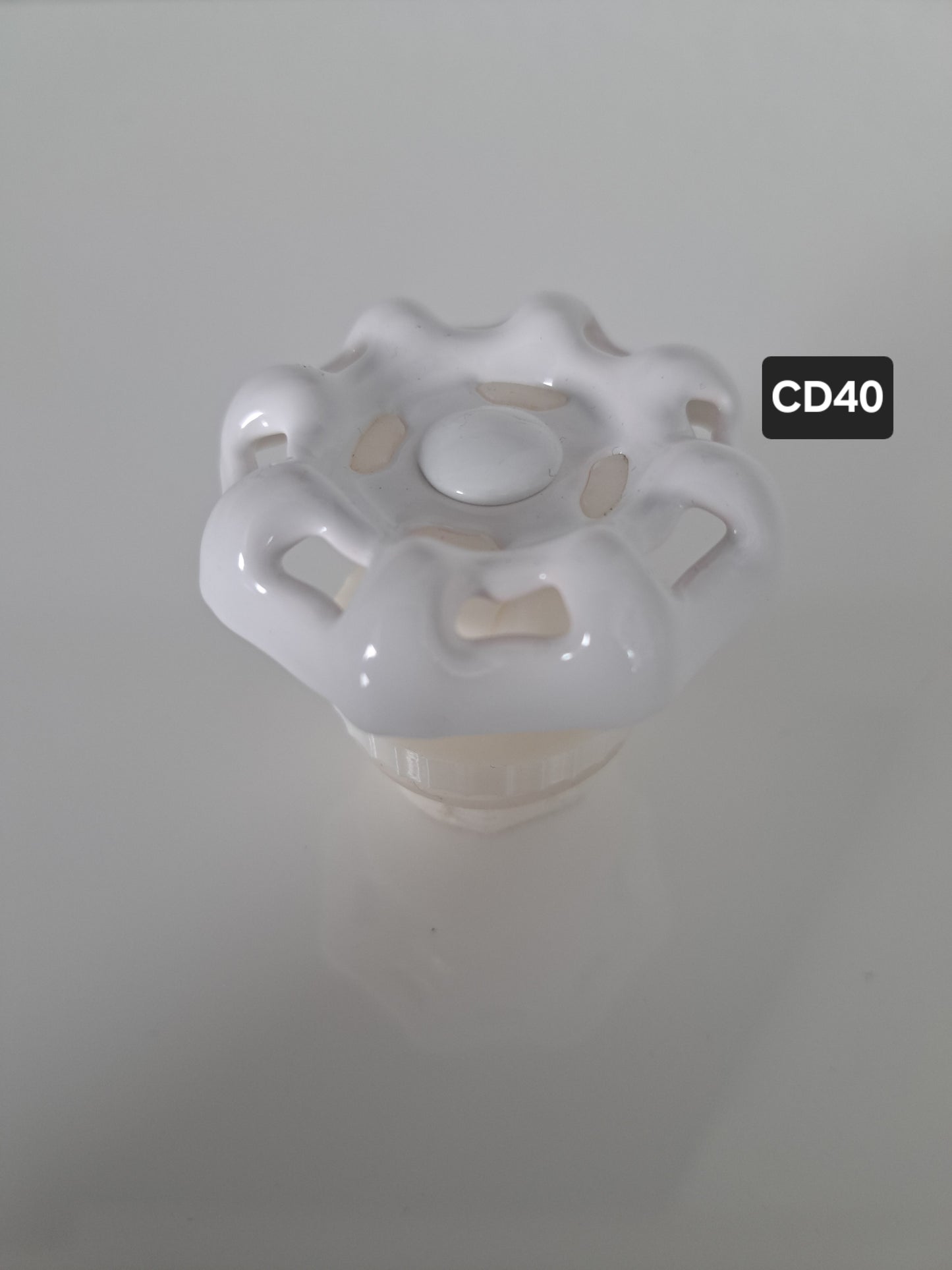 Customdeckel NOS-Handrad weiß/weiß