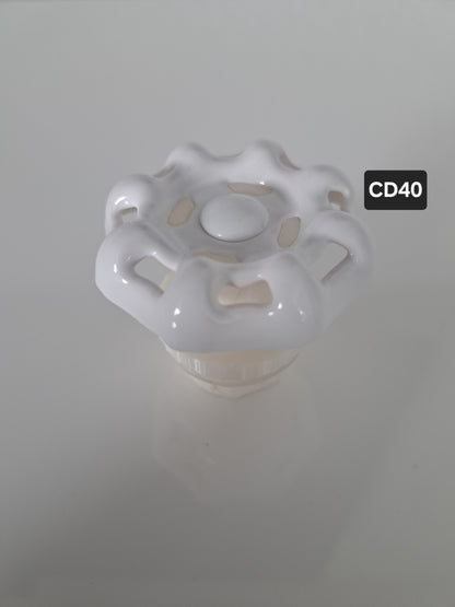 Customdeckel NOS-Handrad weiß/weiß