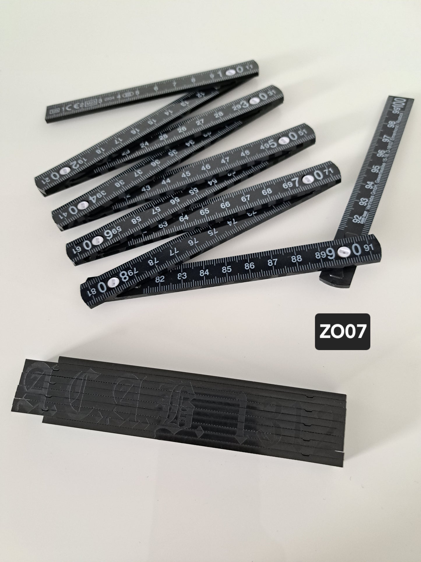 Zollstock dezente Gravur A.C.A.B.  1312