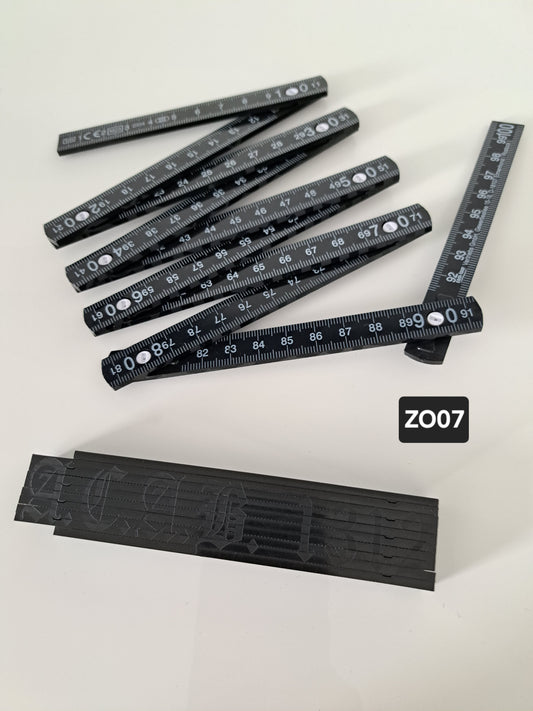 Zollstock dezente Gravur A.C.A.B.  1312