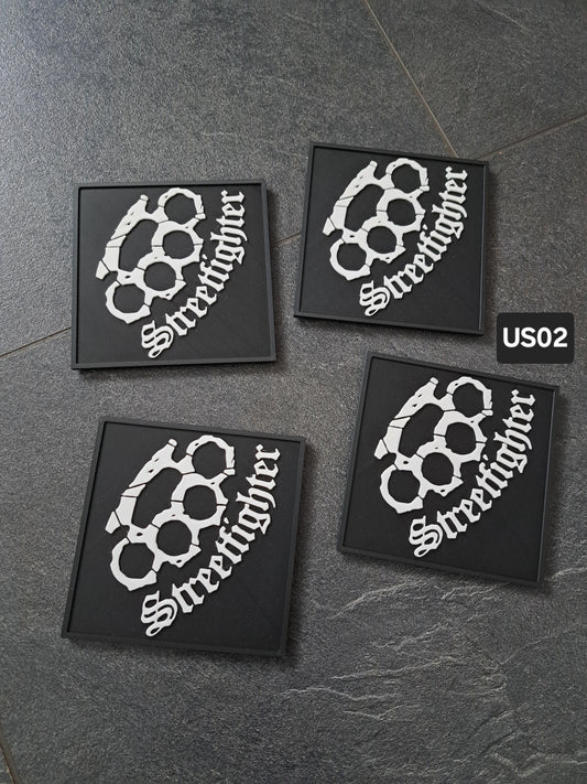 Untersetzer PLA Streetfighter Schlagring