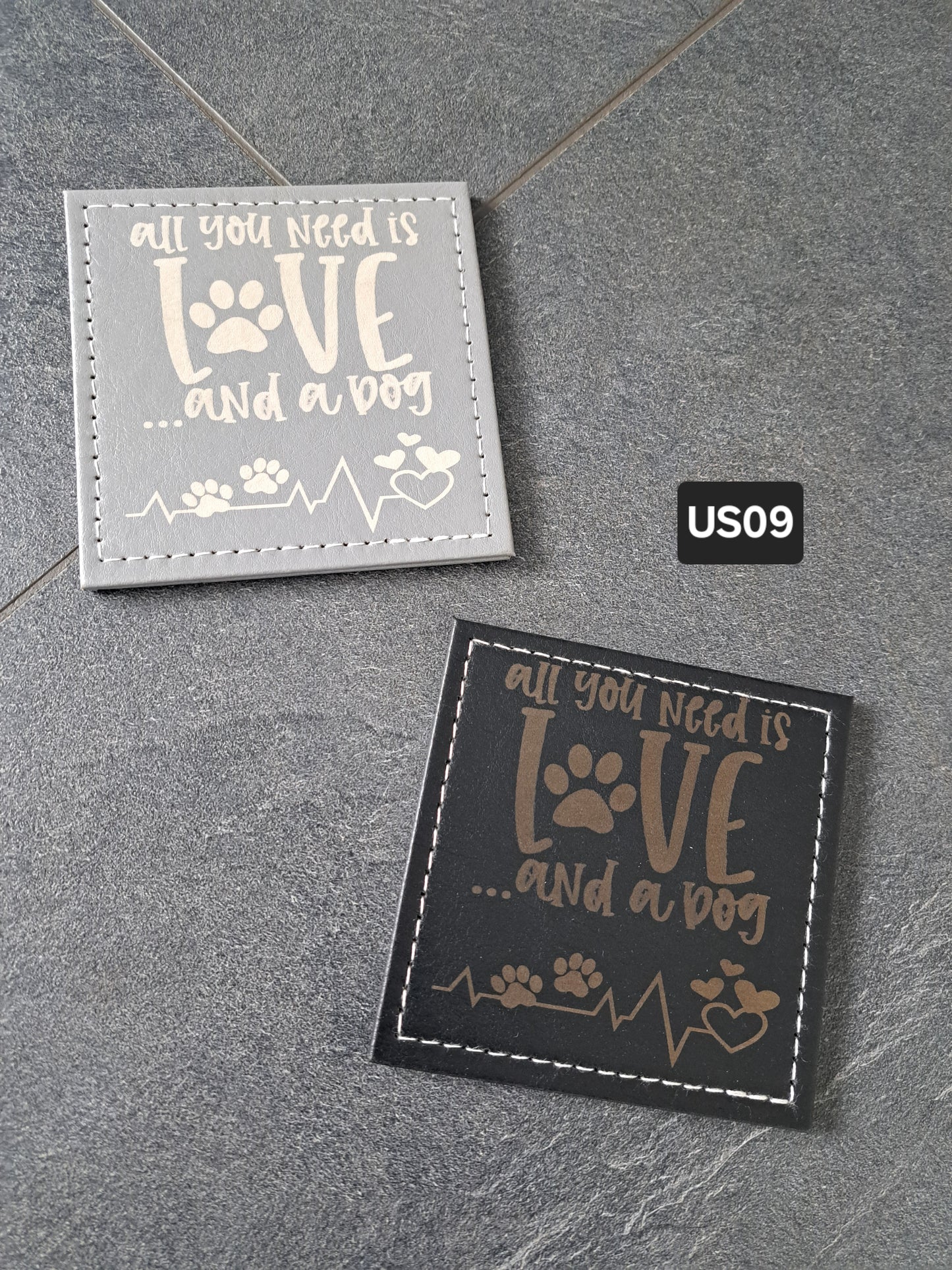 Untersetzer PU all you need is love