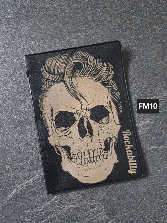 Fahrzeugscheinmappe Gravurdekor Rockabilly