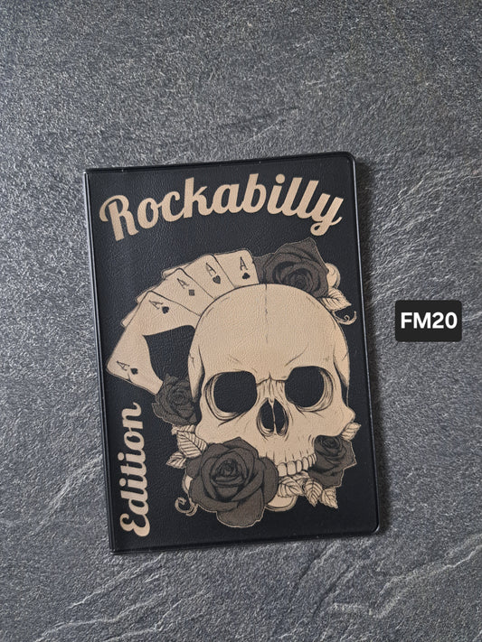 Fahrzeugscheinmappe Gravurdekor Rockabilly