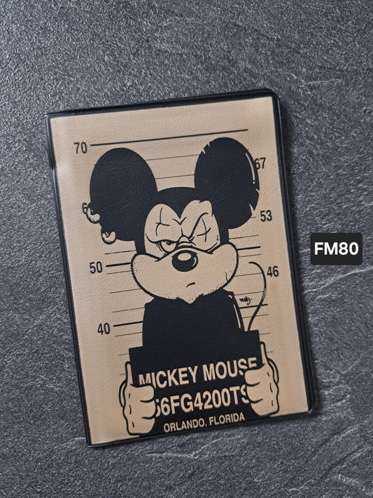 Fahrzeugscheinmappe Gravurdekor MM Arrest