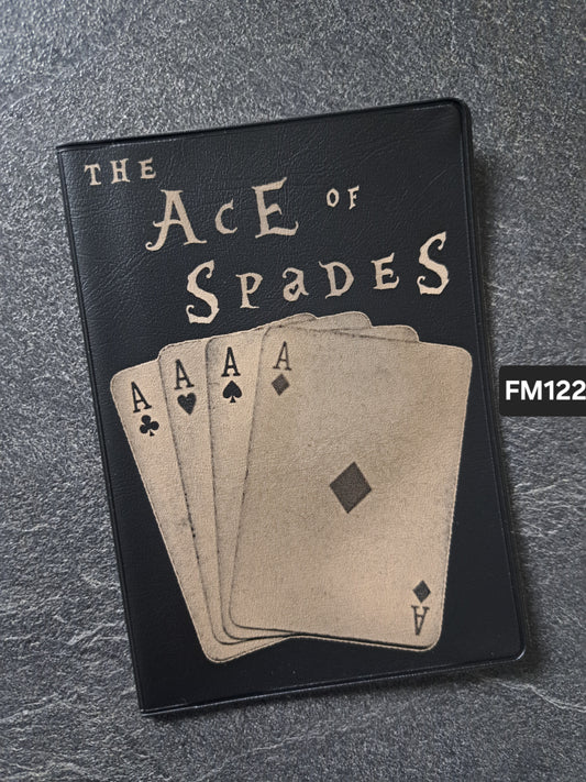 Fahrzeugscheinmappe Gravurdekor The Ace of Spades