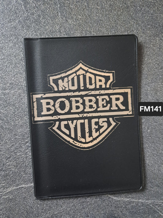 Fahrzeugscheinmappe Gravurdekor Motor Bobber Cycles