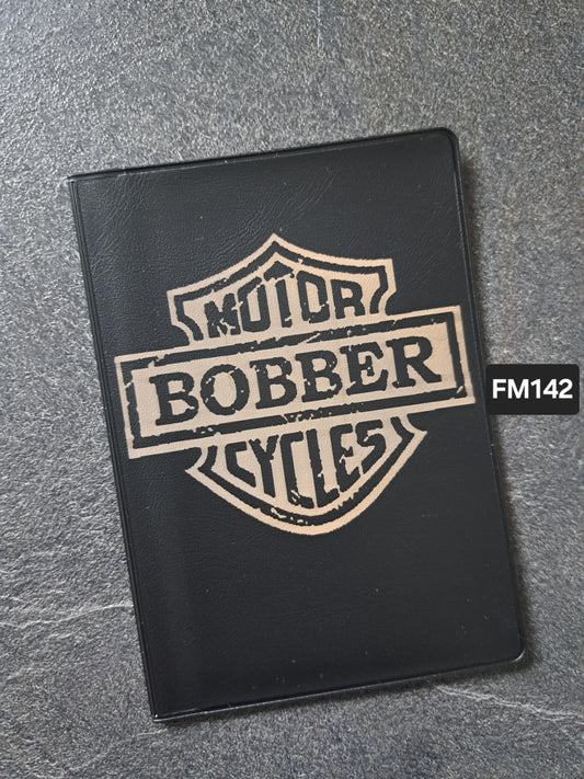 Fahrzeugscheinmappe Gravurdekor Motor Bobber Cycles