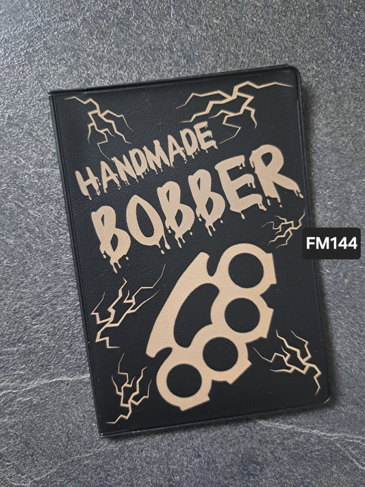 Fahrzeugscheinmappe Gravurdekor Handmade Bobber Schlagring