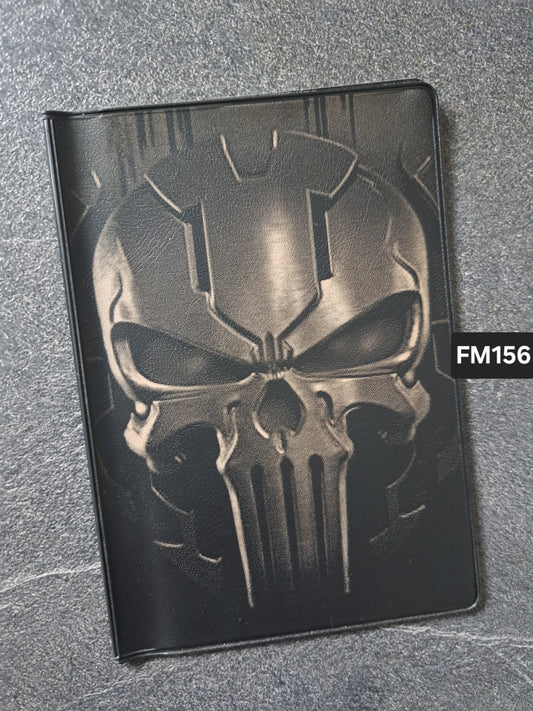 Fahrzeugscheinmappe Gravurdekor Punisher
