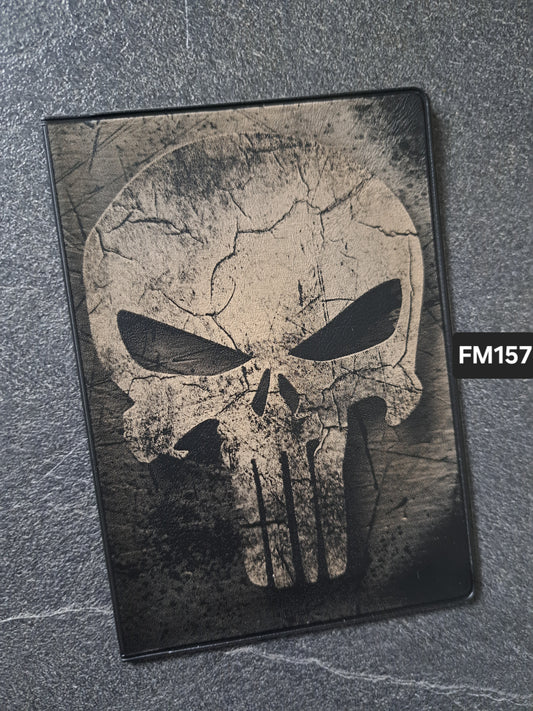 Fahrzeugscheinmappe Gravurdekor Punisher