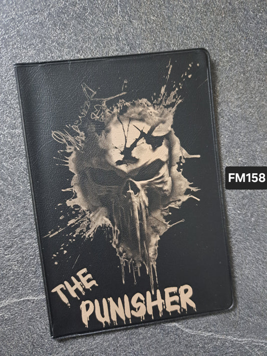 Fahrzeugscheinmappe Gravurdekor The Punisher