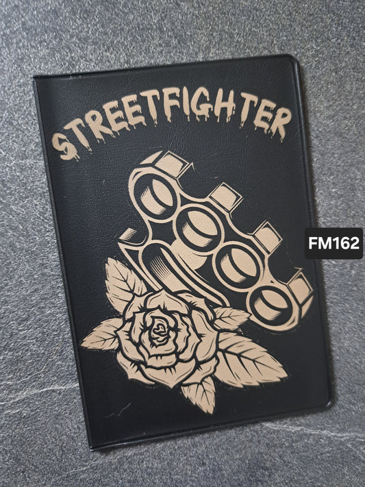 Fahrzeugscheinmappe Gravurdekor SF Schlagring Rose