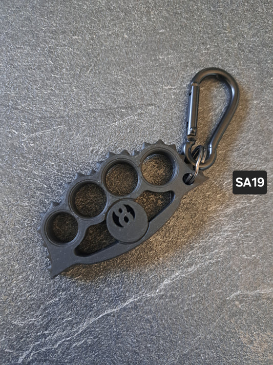 Schlüsselanhänger Schlagring Eightball