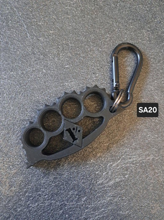 Schlüsselanhänger Schlagring 1%