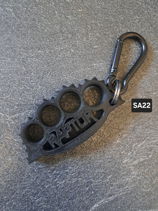 Schlüsselanhänger Schlagring RAPTOR