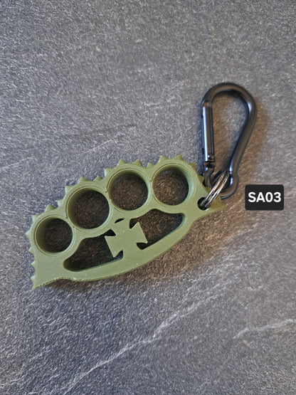 Schlüsselanhänger Schlagring Eisernes Kreuz div. Farben