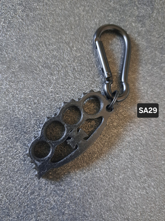 Schlüsselanhänger Schlagring klein Eisernes Kreuz div. Farben