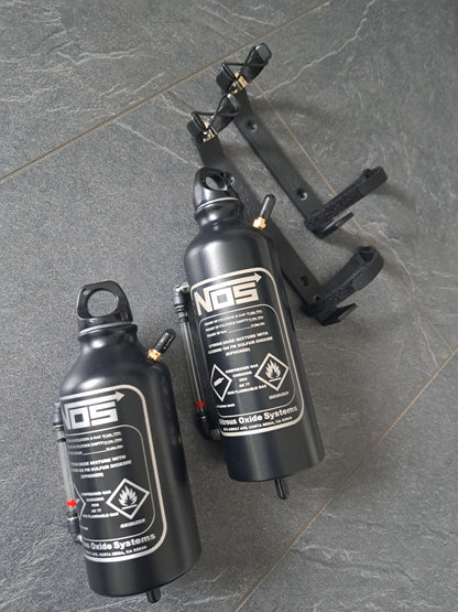 Ausgleichsbehälter "NOS-BLACK" Gravurdekor