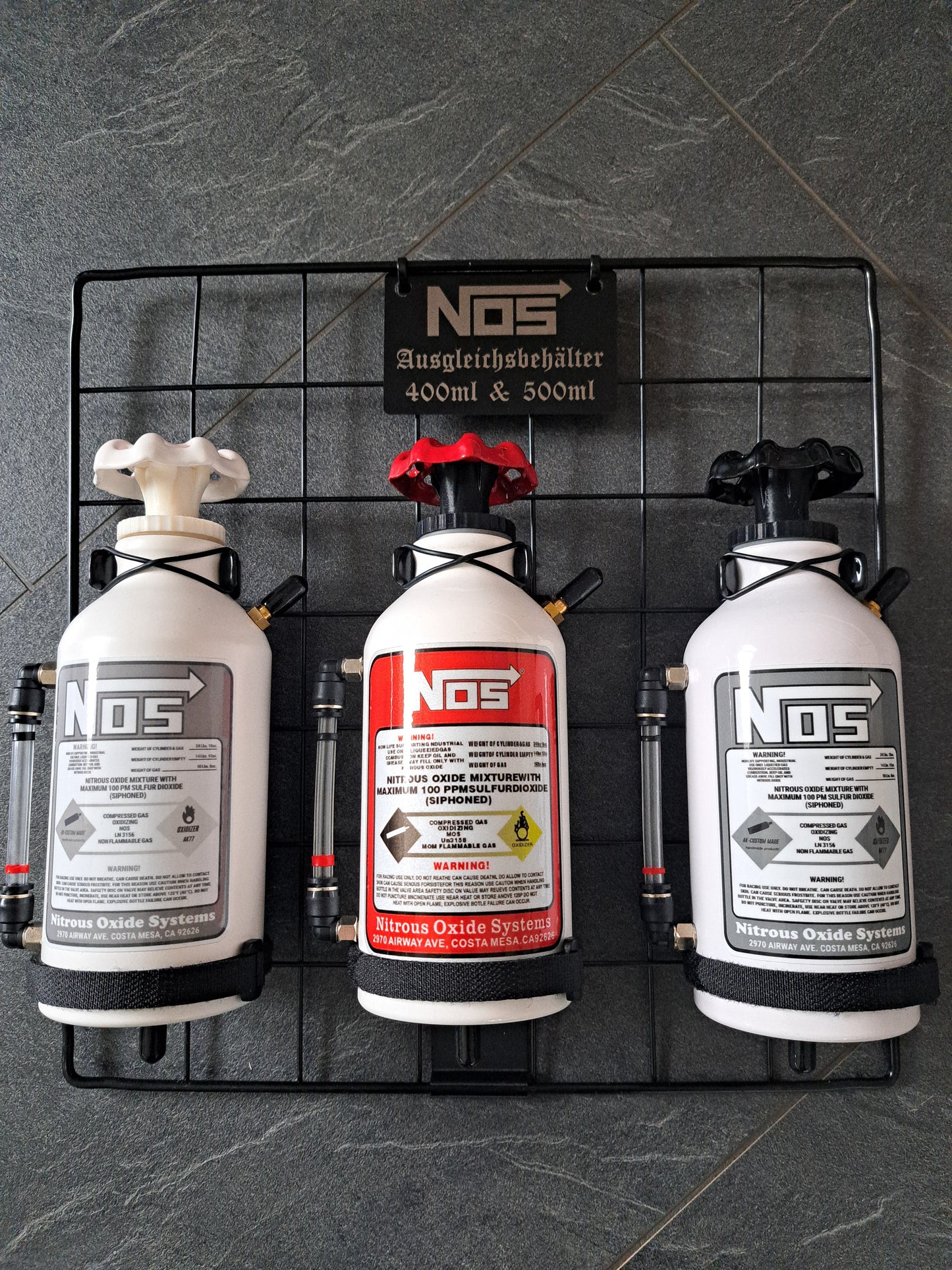 Ausgleichsbehälter NOS "White-Edition" Komplettset