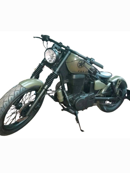 Suzuki Savage LS650 (Tank-)Flasche & Rahmenhalter Eis. Kreuz