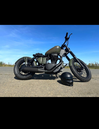 Suzuki Savage LS650 (Tank-)Flasche & Rahmenhalter