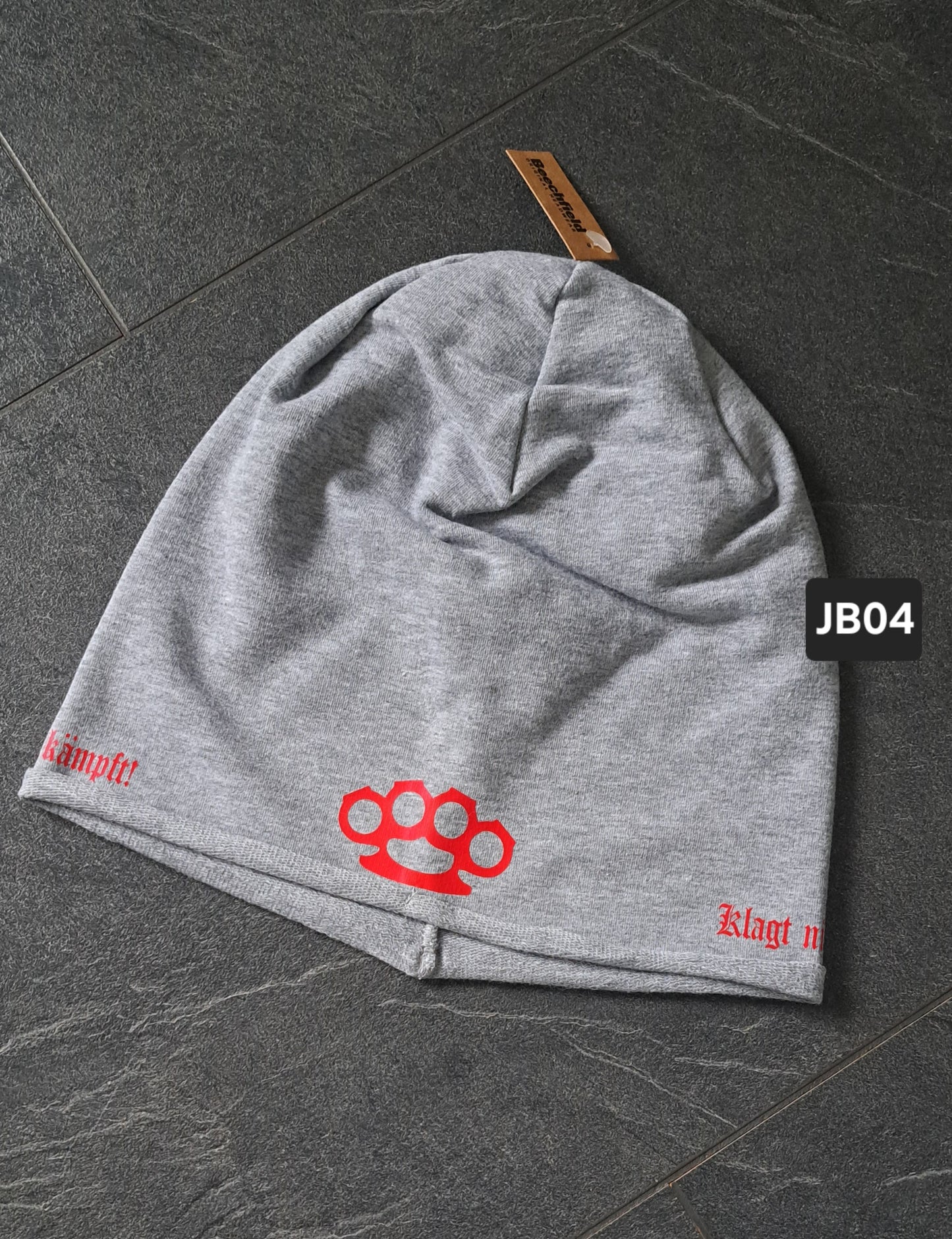 Jersey-Beanie Schlagring Klagt nicht,kämpft!