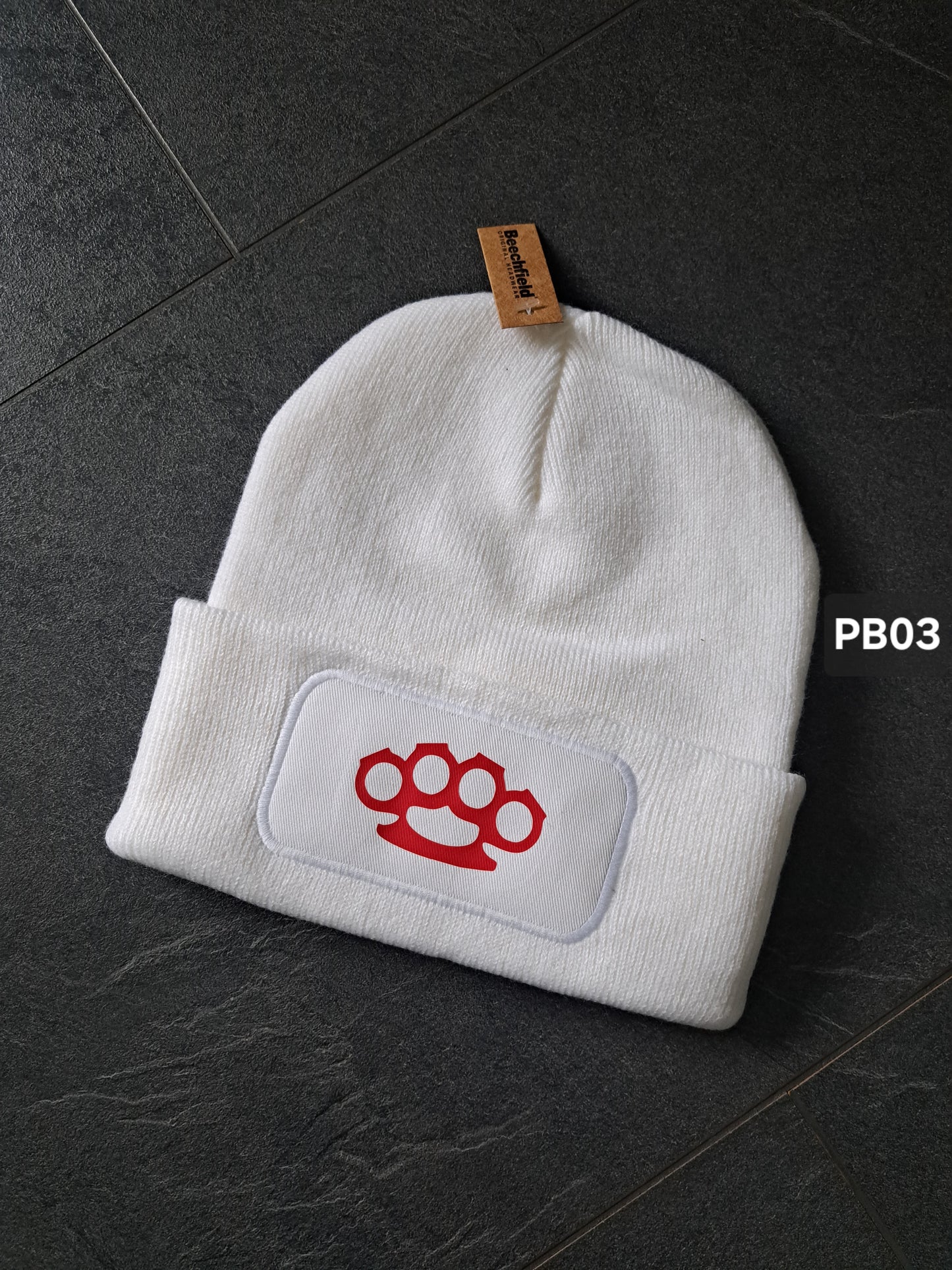 Patch-Beanie Schlagring
