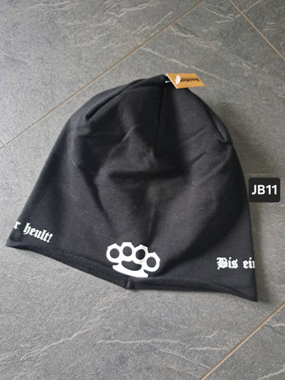 Jersey-Beanie Schlagring Bis einer heult!