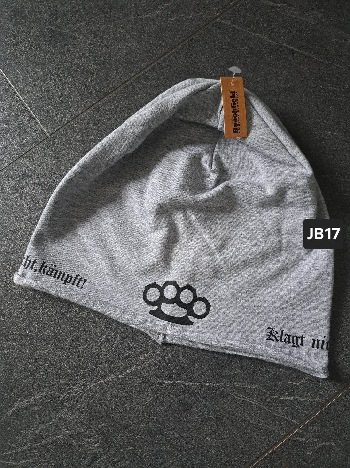 Jersey-Beanie Schlagring Klagt nicht,kämpft!