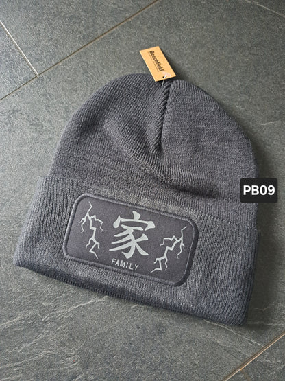 Patch-Beanie Family Blitze